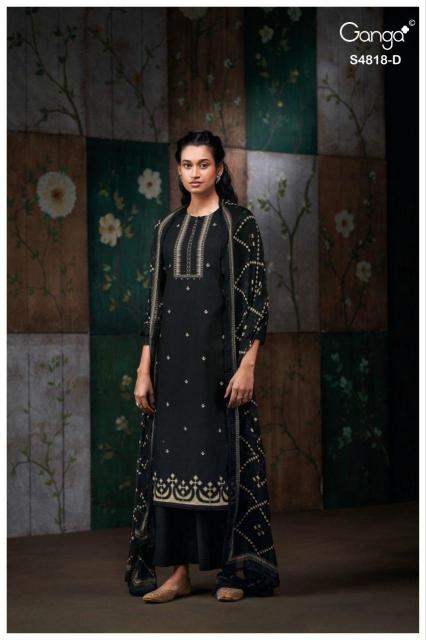 Ganga nayanshi 4818 cotton dress material wholesale